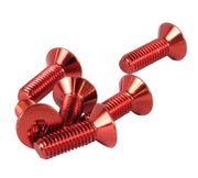 NRG Steering Wheel Screw Upgrade Kit (Conical) - Red NRG Steering Wheels