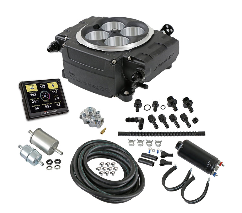 50cc Accelerator Pump Conversion Kit - Aluminum, Black Hardware Holley Autoparts