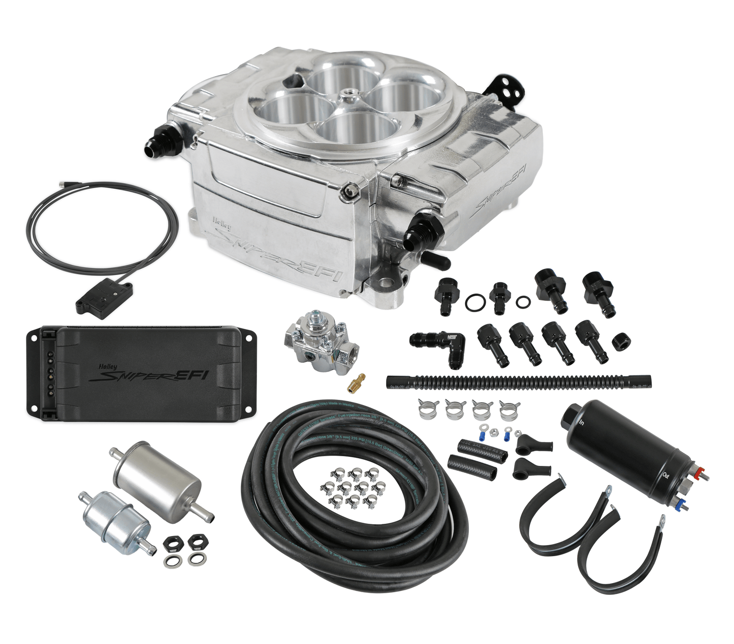 50cc Accelerator Pump Conversion Kit - Aluminum, Hard Core Gray Holley Autoparts