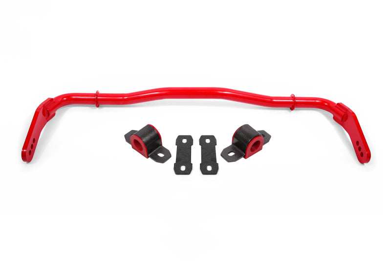 BMR 08-20 Dodge Challenger Front Hollow 38mm Adjustable Sway Bar Kit - Red BMR Suspension Sway Bars