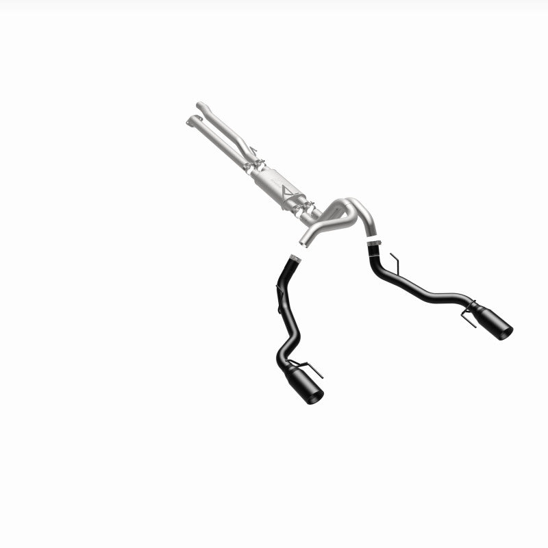 MagnaFlow SYS Cat-Back 2017 Ford F-150 Raptor 3.5L Dual Black Coated 3in Tips Magnaflow Catback