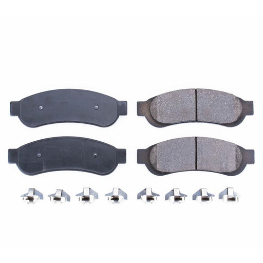 Power Stop 10-12 Ford F-250 Super Duty Rear Z17 Evolution Ceramic Brake Pads w/Hardware PowerStop Brake Pads - OE