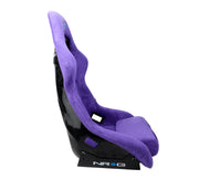 NRG FRP Bucket Seat PRISMA Edition W/ pearlized Back Purple Alcantara - Large NRG Race Seats