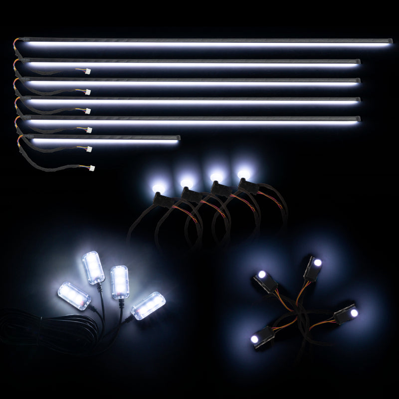 Oracle Lighting Dynamic Colorshift 18 Piece Universal Full LED Interior Dash Board Kit ORACLE Lighting Light Strip LED