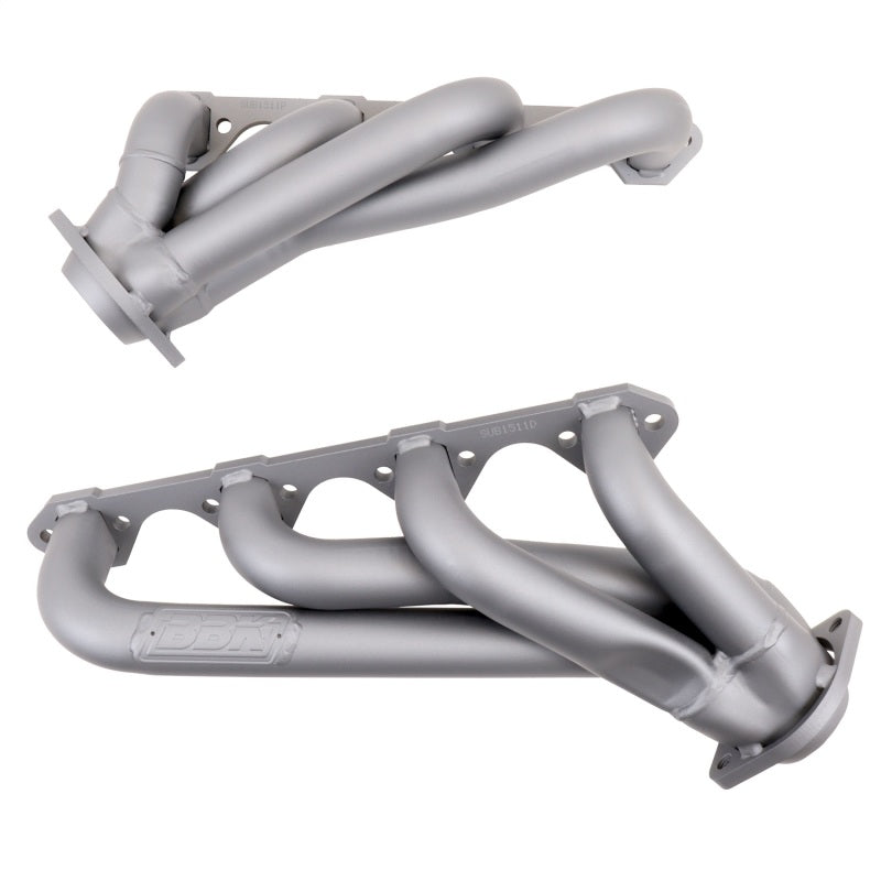 BBK 79-93 Mustang 351 Swap Shorty Unequal Length Exhaust Headers - 1-5/8 Titanium Ceramic BBK Headers & Manifolds