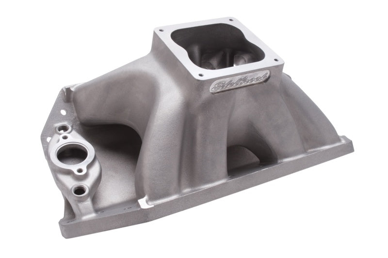 Edelbrock Manifold Big Victor II BBC w/ Edelbrock Profiler or Dart Big Chief Heads Dominator Flange Edelbrock Intake Manifolds