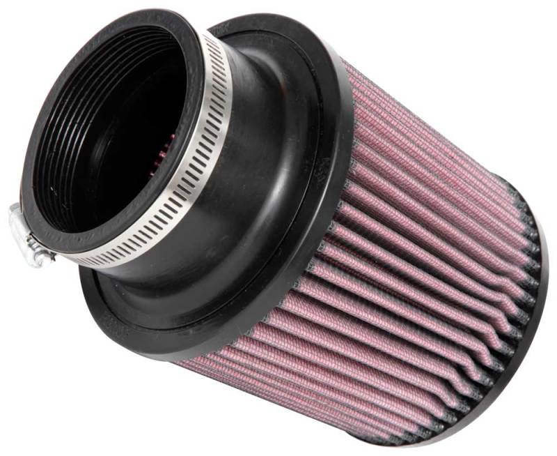 K&N Universal Clamp-On Air Filter 3in FLG / 5in B / 4-1/2in T / 5in H K&N Engineering Air Filters - Universal Fit