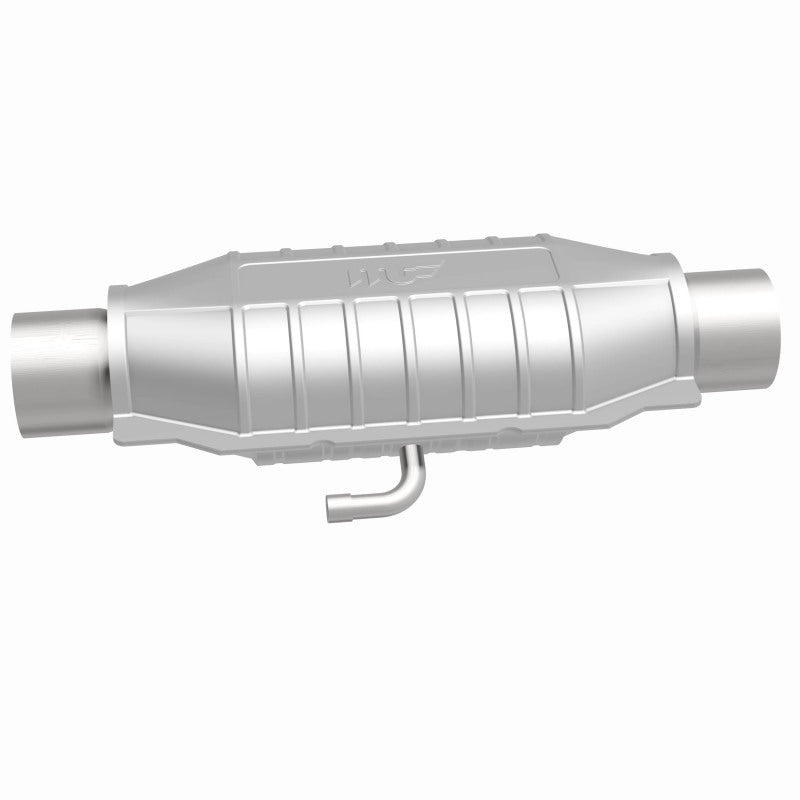 MagnaFlow Universal Catalytic Converter 2.25in Inlet/Outlet Center/Center Oval Rear (California) Magnaflow Catalytic Converter Universal