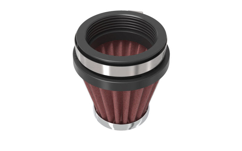 K&N Universal Chrome Filter 2.125 in Flange ID / 3in Base OD / 2in Top OD / 2.75in Height K&N Engineering Air Filters - Universal Fit