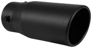 Spectre Exhaust Tip 3-1/2in. OD / Slant - Black Spectre Tips