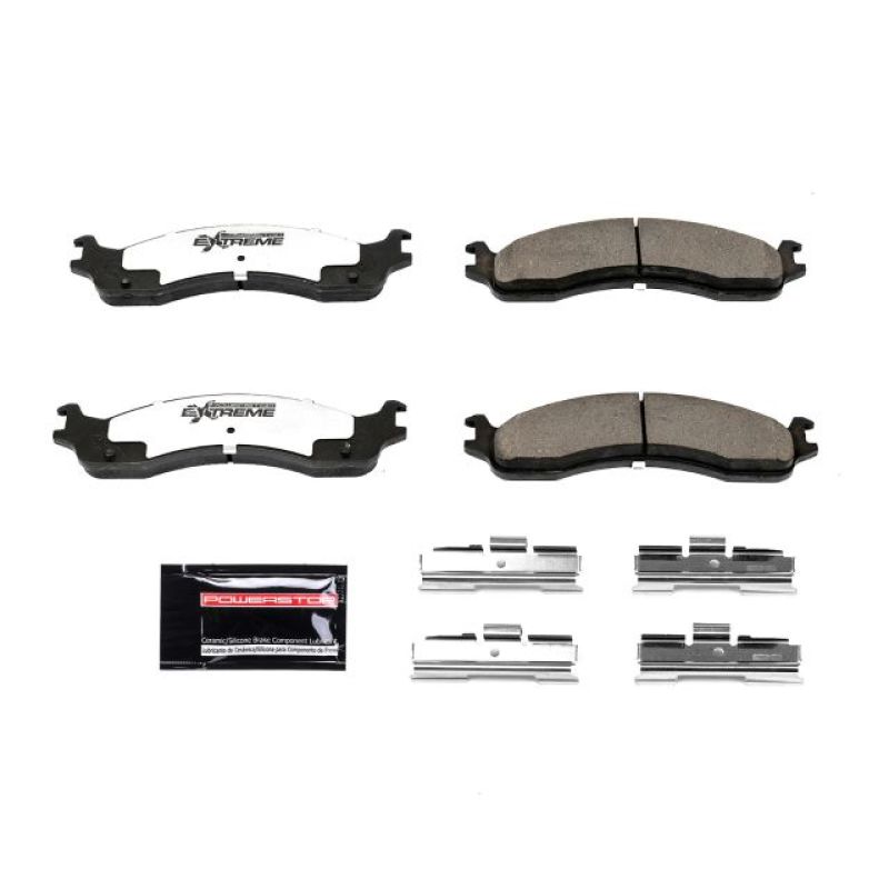 Power Stop 2007 Ford E-150 Front Z36 Truck & Tow Brake Pads w/Hardware PowerStop Brake Pads - Performance