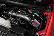 K&N 18-24 Ford F150 3.3L V6 Performance Air Intake System w/ Red Air Filter K&N Engineering Cold Air Intakes