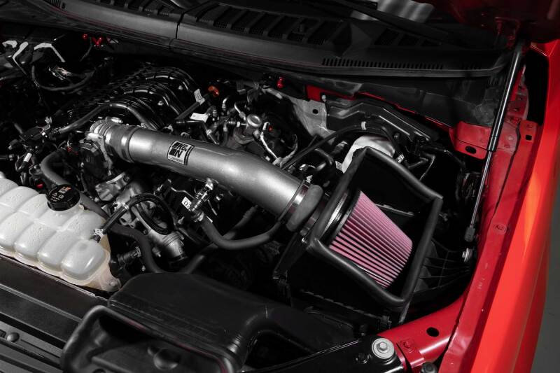 K&N 18-24 Ford F150 3.3L V6 Performance Air Intake System w/ Red Air Filter K&N Engineering Cold Air Intakes