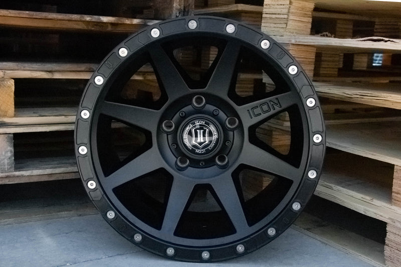 ICON 17in Compression/Alpha/Rebound Wheel Rock Ring Kit (20 Bolt) ICON Body Armor & Rock Rails