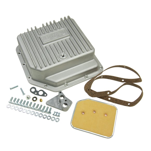 B&M Hi-Tek Deep Transmission Pan - Aluminum 30280 B&M Autoparts