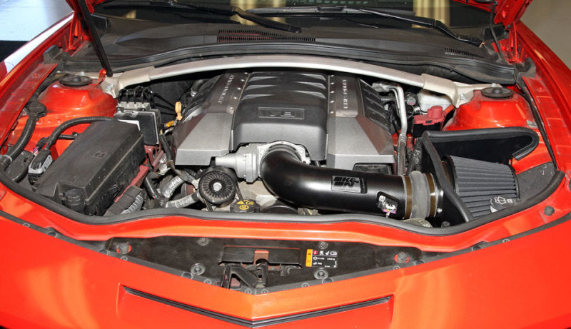 K&N 10-13 Chevy Camaro 6.2L V8 Black Performance Intake Kit K&N Engineering Cold Air Intakes