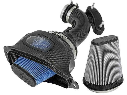 Black Series Momentum Carbon Fiber Cold Air Intake System w/Dual Filter 2 AFE POWER Autoparts