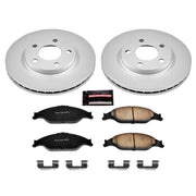 Power Stop 99-04 Ford Mustang Front Z17 Evolution Geomet Coated Brake Kit PowerStop Brake Kits - Performance Blank