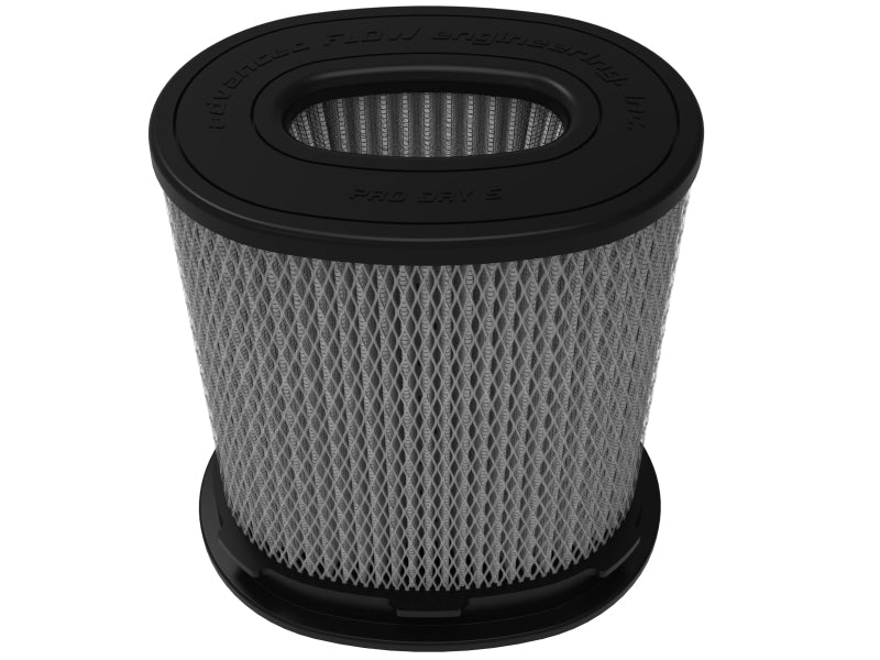 aFe MagnumFLOW Pro DRY S Univ Air Filter 5-1/2x3-1/2in F x 8-1/4 x 6in B x 8 x 5-3/4in T x 9in H aFe Air Filters - Universal Fit