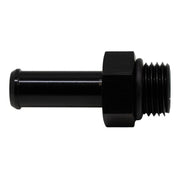 DeatschWerks 6AN ORB Male to 3/8in Male Barb Fitting (Incl O-Ring) - Anodized Matte Black DeatschWerks Fittings