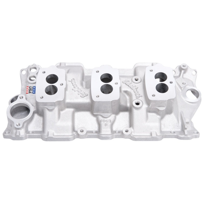 Edelbrock Manifold Vintage Series C357B 3X2 Edelbrock Intake Manifolds