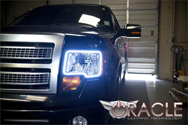 Oracle Ford F-150/Raptor 09-14 Halo Kit - ColorSHIFT w/ Simple Controller ORACLE Lighting Headlights