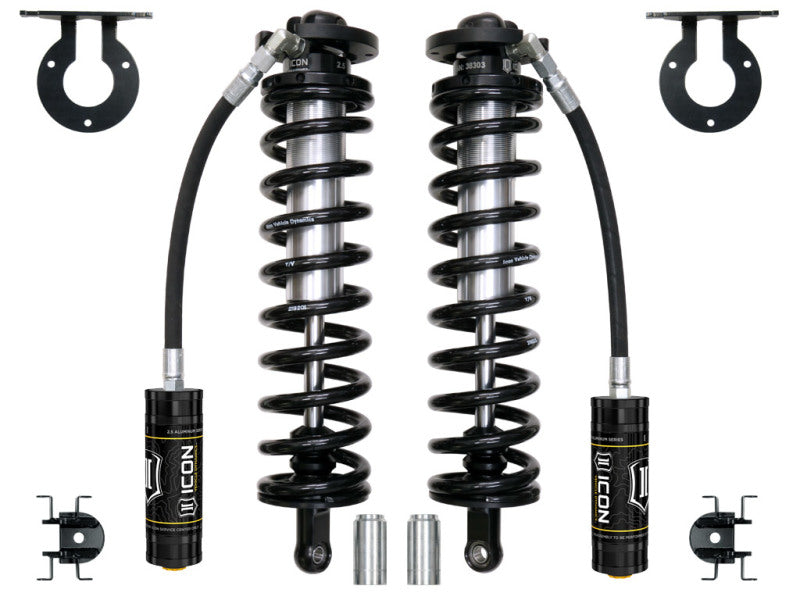ICON 2005+ Ford F-250/F-350 Super Duty 4WD 4in 2.5 Series Shocks VS RR Bolt-In Conversion Kit ICON Coilover Components
