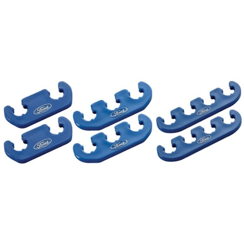 Ford Racing Wire Dividers 4 to 3 to 2 - Blue w/ White Ford Logo Ford Racing Hardware Kits - Other