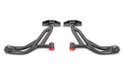 BMR 10-14 Ford Mustang / Shelby GT500 Non-Adj. Lower A-Arms (Poly/Delrin) - Black Hammertone BMR Suspension Control Arms