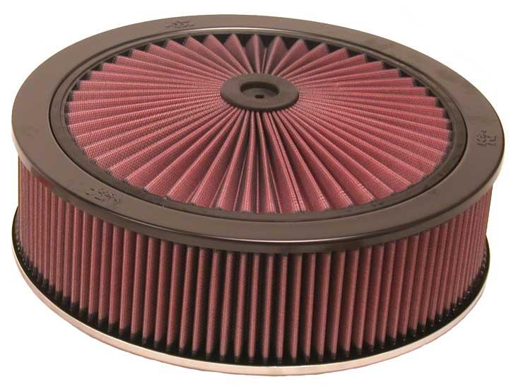 K&N X-Stream Top Filter Red 14in OD / 7.313in Neck Flange / 5.5in Height K&N Engineering Air Filters - Universal Fit