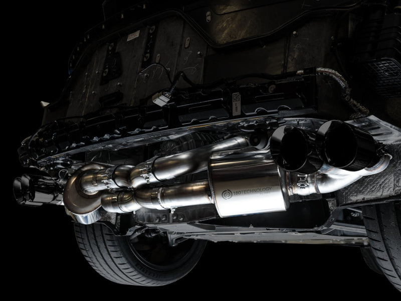 AWE Tuning 2020 Chevrolet Corvette (C8) Touring Edition Exhaust - Quad Diamond Black Tips AWE Tuning Catback