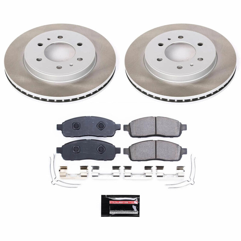 Power Stop 2009 Ford F-150 Front Semi-Coated Rotor Kit PowerStop Brake Kits - Performance Blank