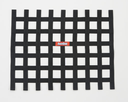 RaceQuip Black Ribbon Window Net Racequip Window Nets