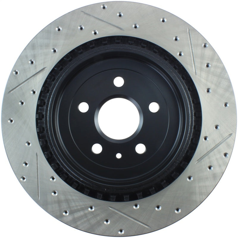 StopTech Slotted & Drilled Sport Brake Rotor Stoptech Brake Rotors - Slot & Drilled