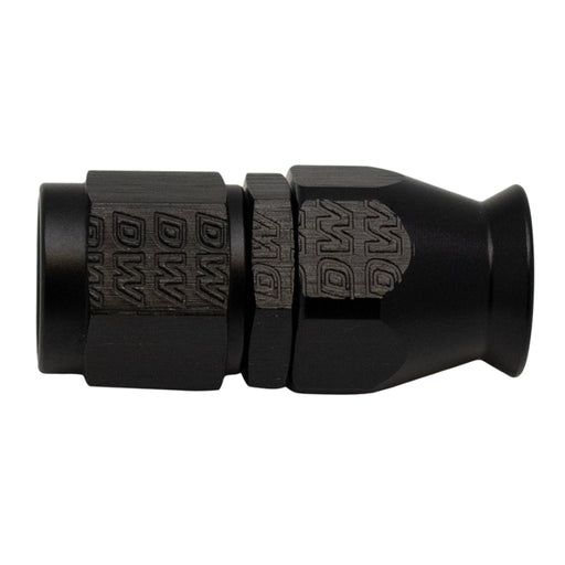 DeatschWerks 6AN Female Swivel Straight Hose End PTFE (Incl 1 Olive Insert) - Anodized Matte Black DeatschWerks Fittings
