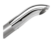 Borla Universal Polished Tip Single Round Turndown/Turnout (inlet 2 1/4in. Outlet 2 1/4in) Borla Tips