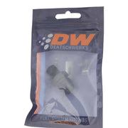 DeatschWerks 8AN Male Flare to 1/4in Male NPT Adapter - Anodized Matte Black DeatschWerks Fittings