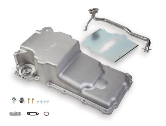 Holley GM LS Swap Oil Pan - Additional Front Clearance 302-2 HOLLEY Autoparts