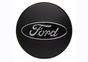 Ford Racing Car Black and Chrome Wheel Cap Ford Racing Wheel Center Caps