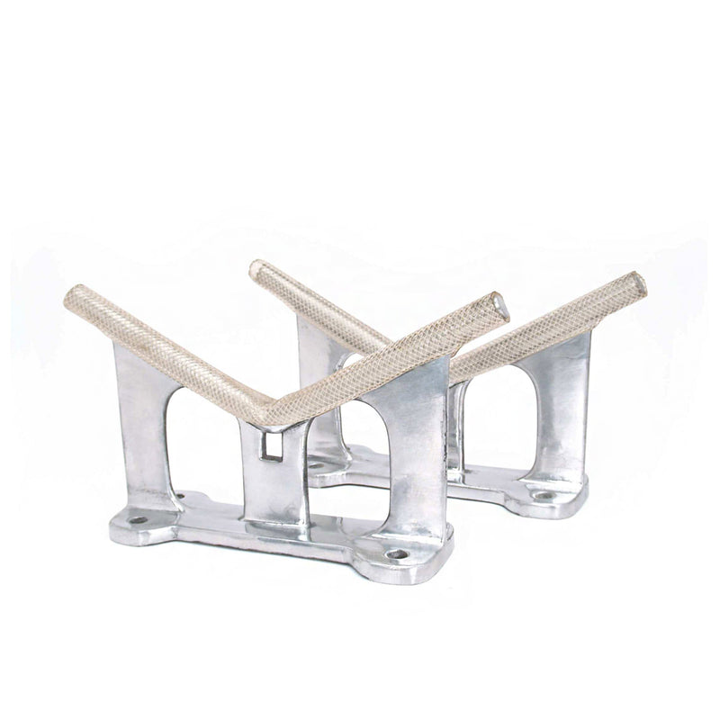 V-Style Aluminum Head Holder Pair EDELBROCK Autoparts