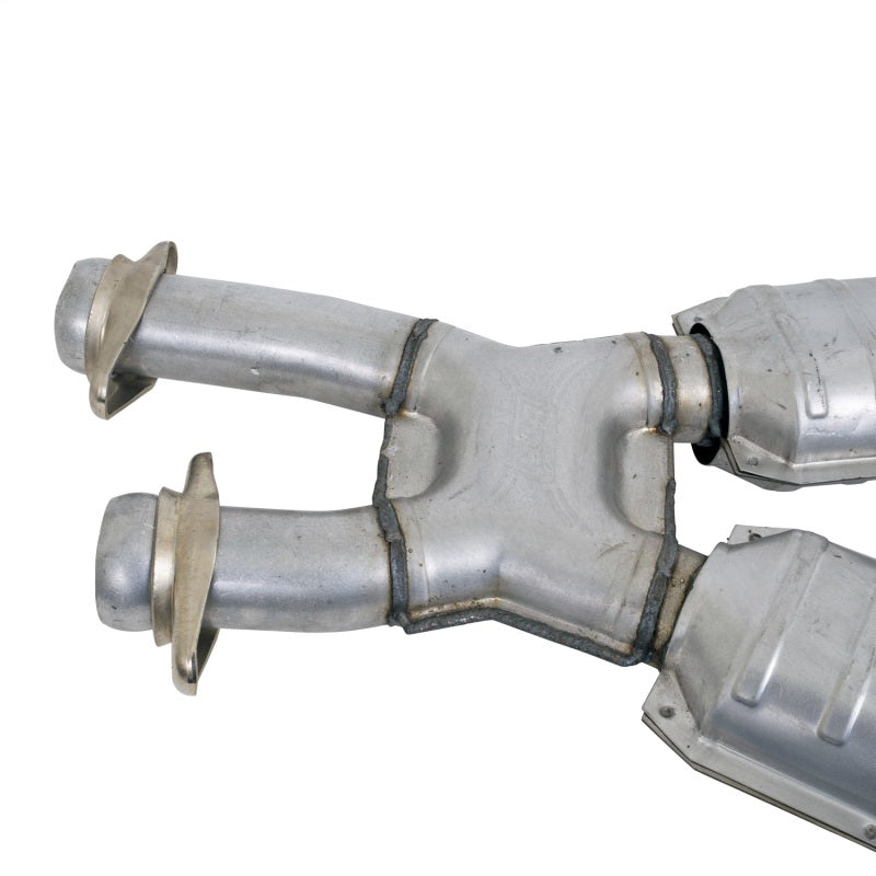 BBK 86-93 Mustang 5.0 High Flow X Pipe With Catalytic Converters - 2-1/2 BBK Catback