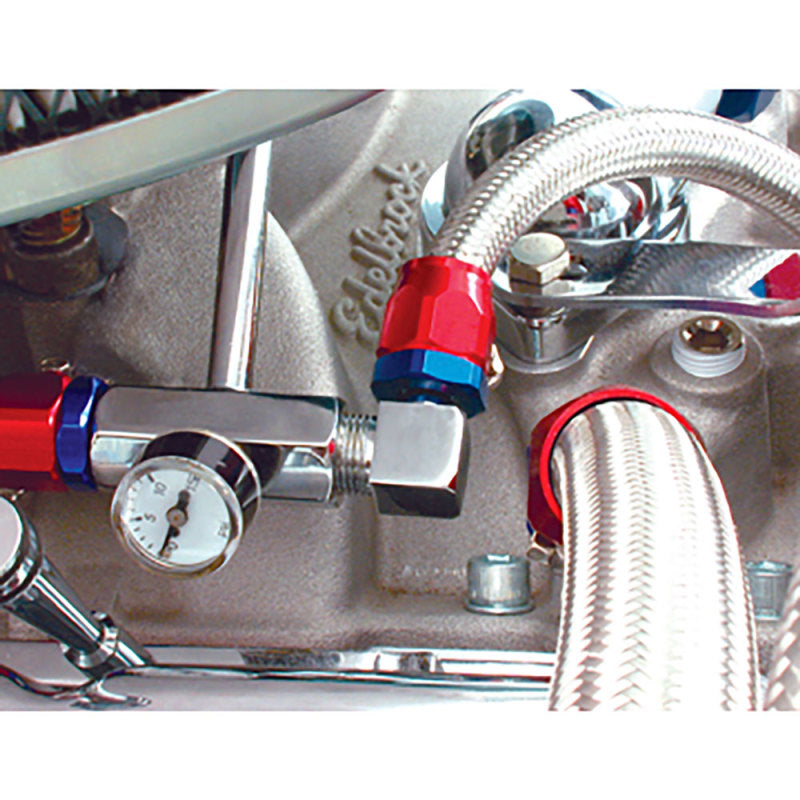Spectre Fitting 90 Degree Barb NPT Threads (For 3/8in. Hose) - Chrome Spectre Fittings