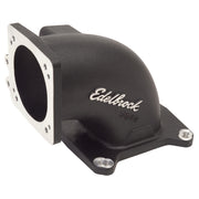 Edelbrock High Flow Intake Elbow 95mm Throttle Body to Square-Bore Flange Black Finish Edelbrock Throttle Bodies