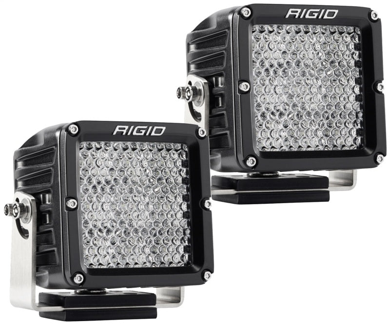 Rigid Industries Dually XL Hybrid Diffused - Spot (Set of 2) Rigid Industries Light Bars & Cubes