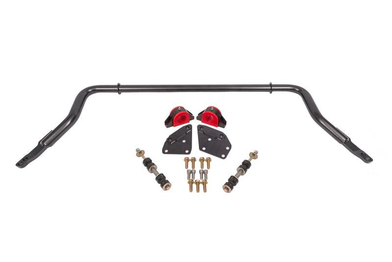 BMR 82-92 Chevrolet Camaro Sway Bar Kit Front Hollow 38mm Adjustable - Black Hammertone BMR Suspension Sway Bars