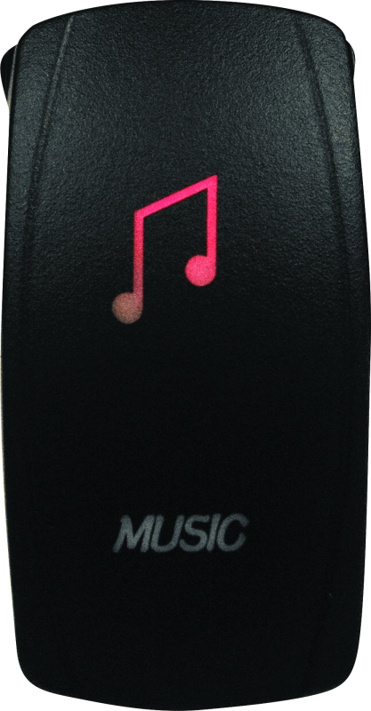DragonFire Racing Lighted Switch Music On/Off Red DragonFire Racing Relays