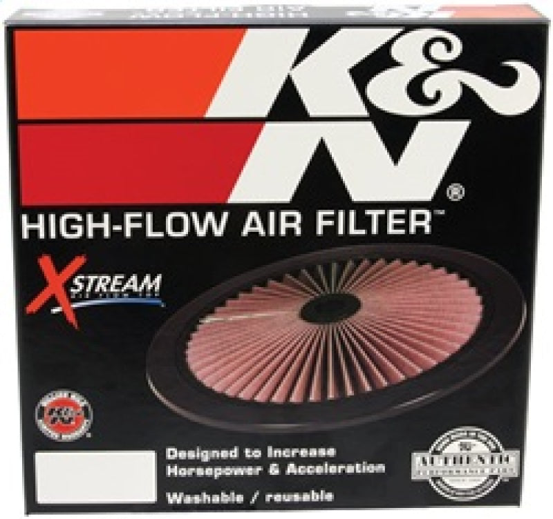 K&N X-Stream Top Round Lid 9 inch Outside Diameter K&N Engineering Air Filters - Universal Fit
