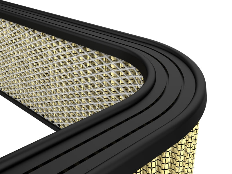 aFe Magnum FLOW Custom Air Filter 20-1/4 IN L x 16-3/8 IN W x 5-1/4 IN H w/ Expanded Metal aFe Air Filters - Universal Fit