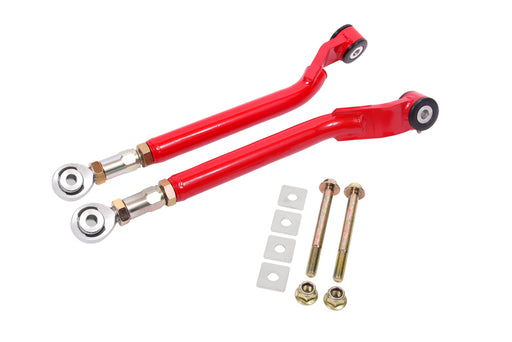 BMR 08-17 Challenger Rear On-Car Adj. Toe Rods Delrin/Rod End Combo - Red BMR Suspension Suspension Arms & Components