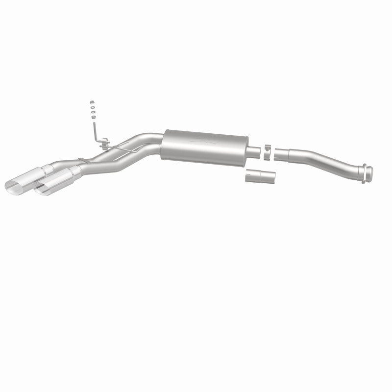 MagnaFlow 11-13 Ford F-150 Pickup Dual Same Side Before P/S Rear Tire Stainless CatBack Perf Exhaust Magnaflow Catback